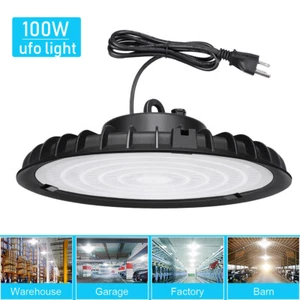 100W Led UFO High Bay Light Industrial Commercial Factory Warehouse Shop Light - Picture 1 of 12