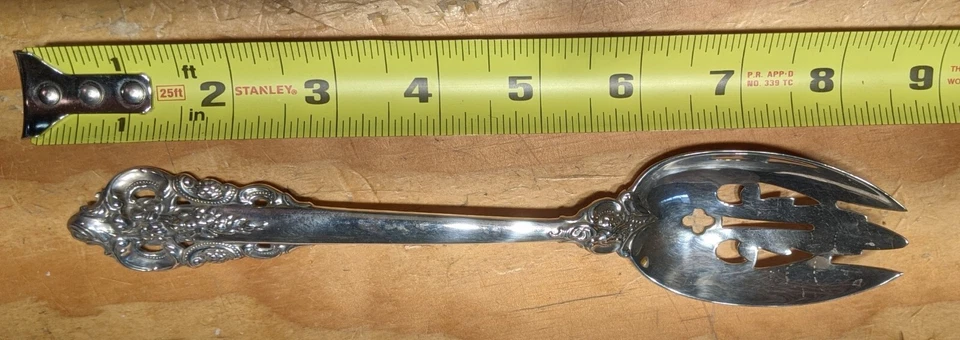 WALLACE GRANDE BAROQUE Sterling Silver Serving Spoon, Large  - Image 1 of 1