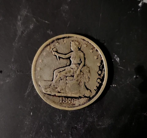1876-S TRADE  SILVER DOLLAR Cover