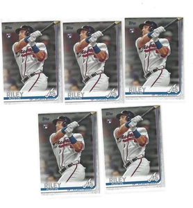 5 2019 TOPPS UPDATE AUSTIN RILEY BRAVES ROOKIE LOT #US100 - Picture 1 of 1