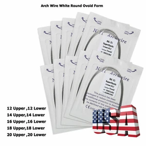 1-100 x Arcos de Dental Ortodoncia Redondos Niti Arco de Alambre Su Arch Wire - Picture 1 of 29
