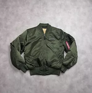 Alpha Industries Unisex Bomber Ma-1 Full Zip Size:Small - Picture 1 of 7