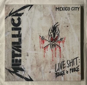 Metallica - Live Shit: Binge & Purge (4-LP Color Vinyl Box Set NEW) Mexico City - Picture 1 of 3