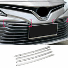 For Toyota Camry Xle,Le,L 2018-20 Stainless Front Grille Grill Bumper Trim Cover