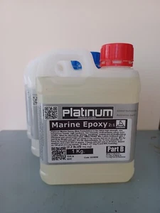 MARINE EPOXY extra strong great curing easy 2:1 mixing, Free Freight -3KG - Picture 1 of 7