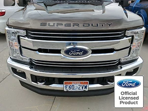 2017 Super Duty Hood Insert Letter Vinyl Decals Stickers F250 F350 F450 Grill - Picture 1 of 4
