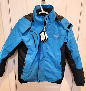 Wantdo Boy's 3 in 1 Waterproof Ski Jacket Warm Winter Snow Coat Fleece Softshell - Picture 1 of 7