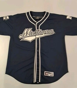 Herren Michigan Wolverines Colosseum Athletics NCAA Baseball Trikot XL Navy - Bild 1 von 8