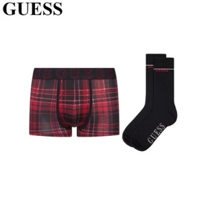 BOXER E CALZE UOMO GUESS ART U94G43JR00A P51A COLORE FOTO MISURA A SCELTA - Foto 1 di 1