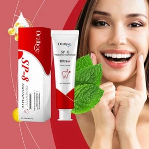 SP-8 Probiotic Toothpaste,Sp-8 Toothpaste Whitening White Toothpaste Quick X3Y4 - Picture 1 of 18
