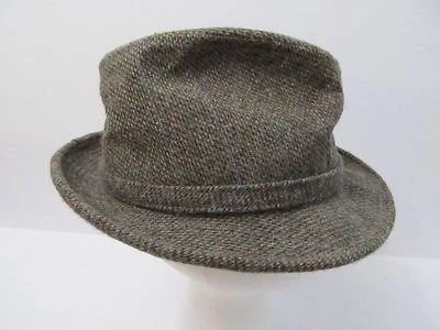 De Colección 100% Lana Fedora Unisex Pequeño EE. UU. Adam New York Marrón 6 3/4-6 7/8 Excelente Foto 1 de 4