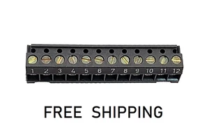 (1x) Morsettiera 12 poli - 15A 300V - 12-22 AWG - numerata collegabile - 5mm - Foto 1 di 4