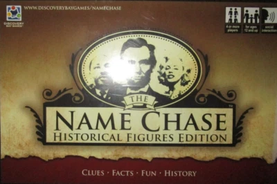 THE NAME CHASE Historical Figures 2nd Edition Card Game NEW from GEO toys !!! - Image 1 of 2