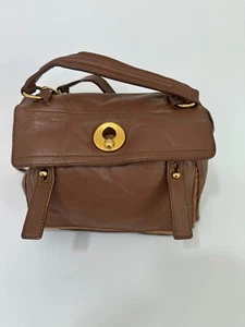 YVES SAINT LAURENT Muse 2 Brown Leather Top-Handle Bag - Picture 1 of 7