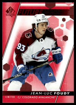 2022-23 SP Authentic Limited Red Jean-Luc Foudy Colorado Avalanche #196 - Image 1 of 2