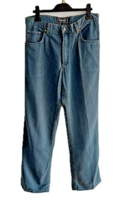 Vintage Versace Jeans Couture Herren Größe 34 Knall Medusa Metal Logo Denim Blau - Bild 1 von 22