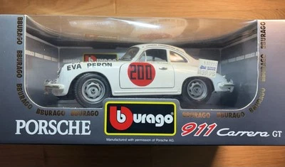 Coche Bburago Italiano Modelo Porsche 911 Eva Perón Carrera Panamericana Nuevo En Caja Foto 1 de 4