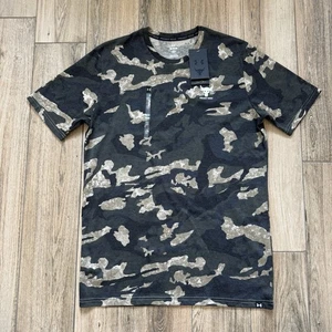 Under Armour Project Rock Brahma Bull Camo Print Loose Fit Shirt Size Medium NWT - Picture 1 of 7