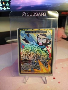 V Karte Rising Stars - WHITE KNIGHT - Secret Rare - 1. Auflage / NM - Bild 1 von 2