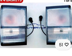 CLEAR Range Rover Classic -1996 Overfinch Autobigraphy Front Indicators Lights - Picture 1 of 1