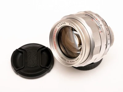 Custom Silver refinished/CLAed!  Asahi Pentax SMC Takumar 50mm f/1.4 Lens m42 - Image 1 of 4