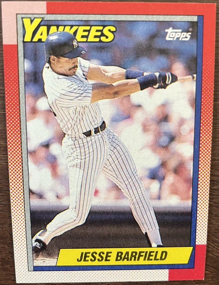 1990 Topps Baseball #740, Jesse Barfield - Imagem 1 de 1