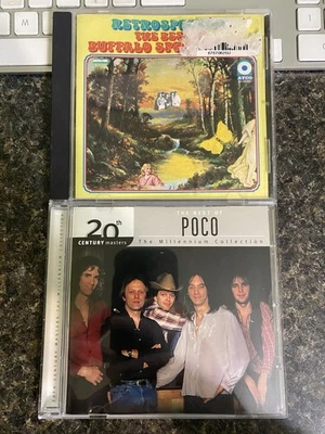 Buffalo Springfield Poco RARE OOP CD LOT Retrospective Best Of 20th Century Mast - Image 1 of 4