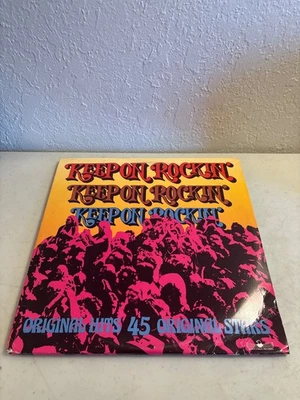 KEEP ON ROCKIN' VARIOUS ARTISTS 4X VINYL RECORD LP 1986 WARNER BROS ROCK VG/VG+ - Image 1 of 4