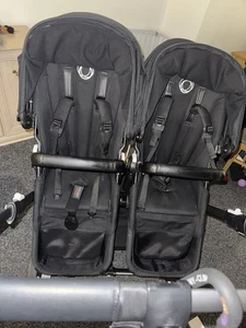 Bugaboo Donkey 5 Twin Extension Pushchair Midnight Black - Picture 1 of 12