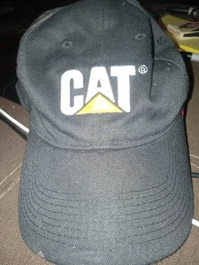 CAT Kids size Black Baseball Cap Hat Adjustable $ - Picture 1 of 2