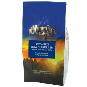 Mt. Whitney Costa Rica Estate Tarrazu Low Acid Coffee (Ground, 5 Lb) - Picture 1 of 8