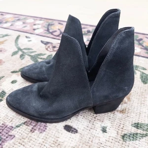 Botas para mujer Free People talla 36,5 negras con encanto gamuza al tobillo Western Boho Festival - Imagen 1 de 8