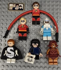 Lego Disney The Incredibles Minifigure Lot and Accessories - Picture 1 of 1