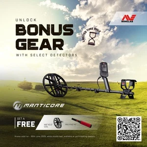 Minelab Manticore Metal Detector - TRAINING BUNDLE - Picture 1 of 7