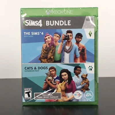 Paquete Los Sims 4 Plus Gatos y Perros (Microsoft Xbox One, 2018) - NUEVO Foto 1 de 3