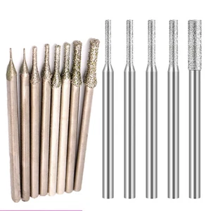 0.4-3mm Diamond Coated Tipped Drill Bit for Tile Jewellery Glass Pack of 2 -1000 - Picture 1 of 11