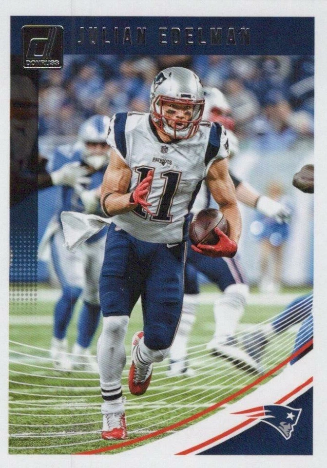 2018 Donruss #186 Julian Edelman Patriots - Image 1 of 1