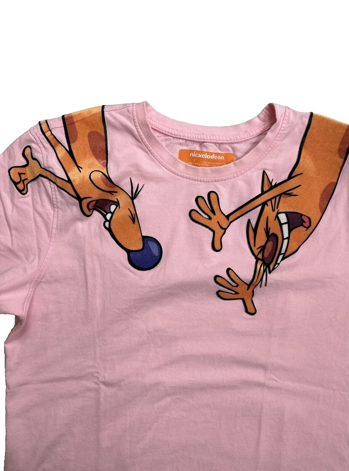 Camiseta Nickelodeon Series CatDog Talla L Años 90 Dibujos Animados Foto 1 de 4