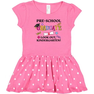 Inktastic Pre-School Graduate Look Out, Kindergarten! Toddler Dress Graduation - Picture 1 of 7