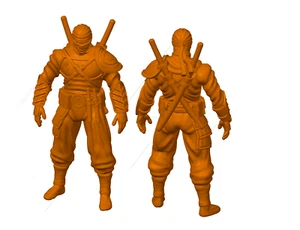 Shinobi Blindado Humano 1 | Bushido Vol. 2 | YourNeighborKnight | D&D Miniatura - Imagen 1 de 3
