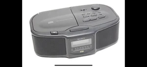 Sony ICF-CD800 Lettore CD Compact Disc AM FM Radio Orologio Doppio Sveglia - Foto 1 di 3