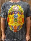 Chakra Yoga Meditation unisex 100% cotton unique Artwork 'NO TIME' T-shirt MED