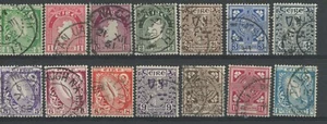 Ireland ☘ 2nd Definitive Series D16-D29 VFU set of 14 - Picture 1 of 1