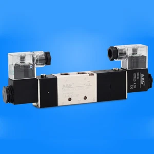 Air Pneumatic Electric Solenoid Valve Kit 3 Position 5 Way DC12V DC24V AC220V - Picture 1 of 11