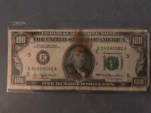 1977 One Hundred Dollar Bill Richmond $100 - Picture 1 of 2