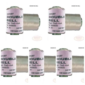 5X Viscose Rayon Yarn Thread Grey Colour 500mtr,Hand & machine embroidery - Picture 1 of 3