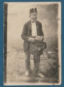 Old vintage photo photography Croatia 1900s, Postman ! - Picture 1 of 2