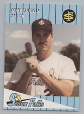 Mike Burton 1993 Sioux Falls Canaries Inaugural Season Baseball Card