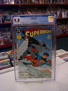 SUPERBOY #9 (DC Comics, 1994) grado CGC 9,8 ~ KING SHARK ~ páginas blancas - Imagen 1 de 1