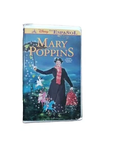 Marry poppins Disney En Español VHS (Version Doblada Al Español) - Picture 1 of 3